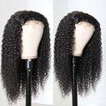 XBL Hair Curly Wig 4x4/5x5/6x6 HD Lace Closure Wig Deep Curly Lace Closure Bleached Small Knots Wig