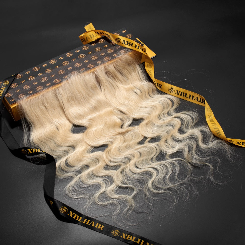 XBL Hair Miss Lovely #613 Blonde 13x4 HD Lace Frontal Body Wave Ear To Ear