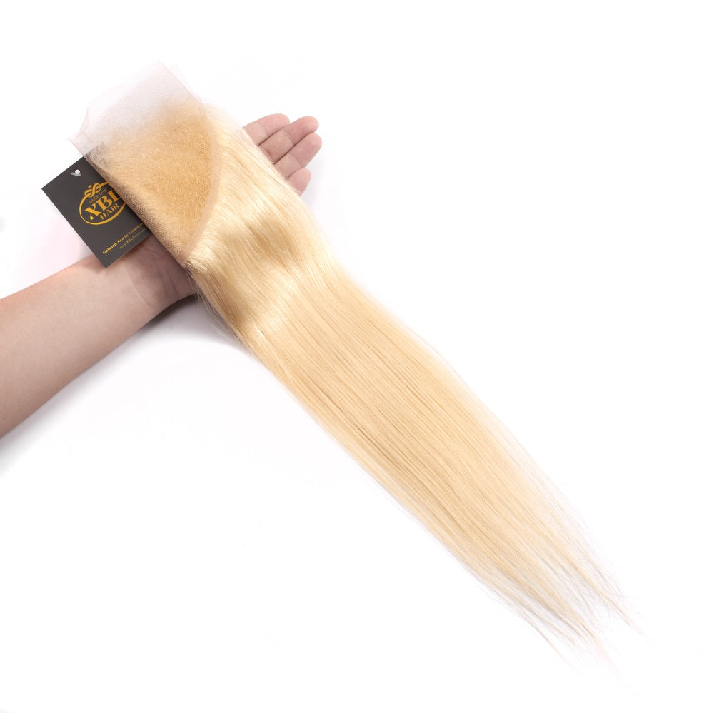 XBL Hair Miss Lovely #613 Blonde 13x4 HD Lace Frontal Straight Ear To Ear