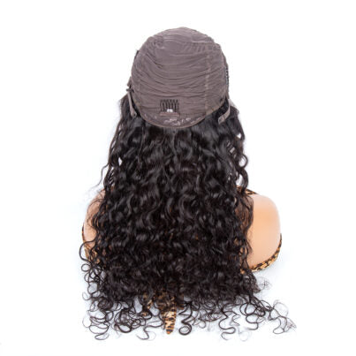 180% Density 13×4 Transparent Lace Frontal Wig Water Wave