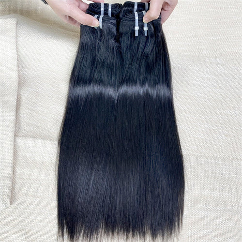 XBLhair Miss Flawless  3 Bundles Raw Hair Natural Straight Single Donor Hair Human Hair Extension