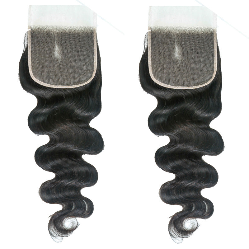 XBL Hair 5x5 Transparent Lace Closure Body Wave Small Knots Free Part