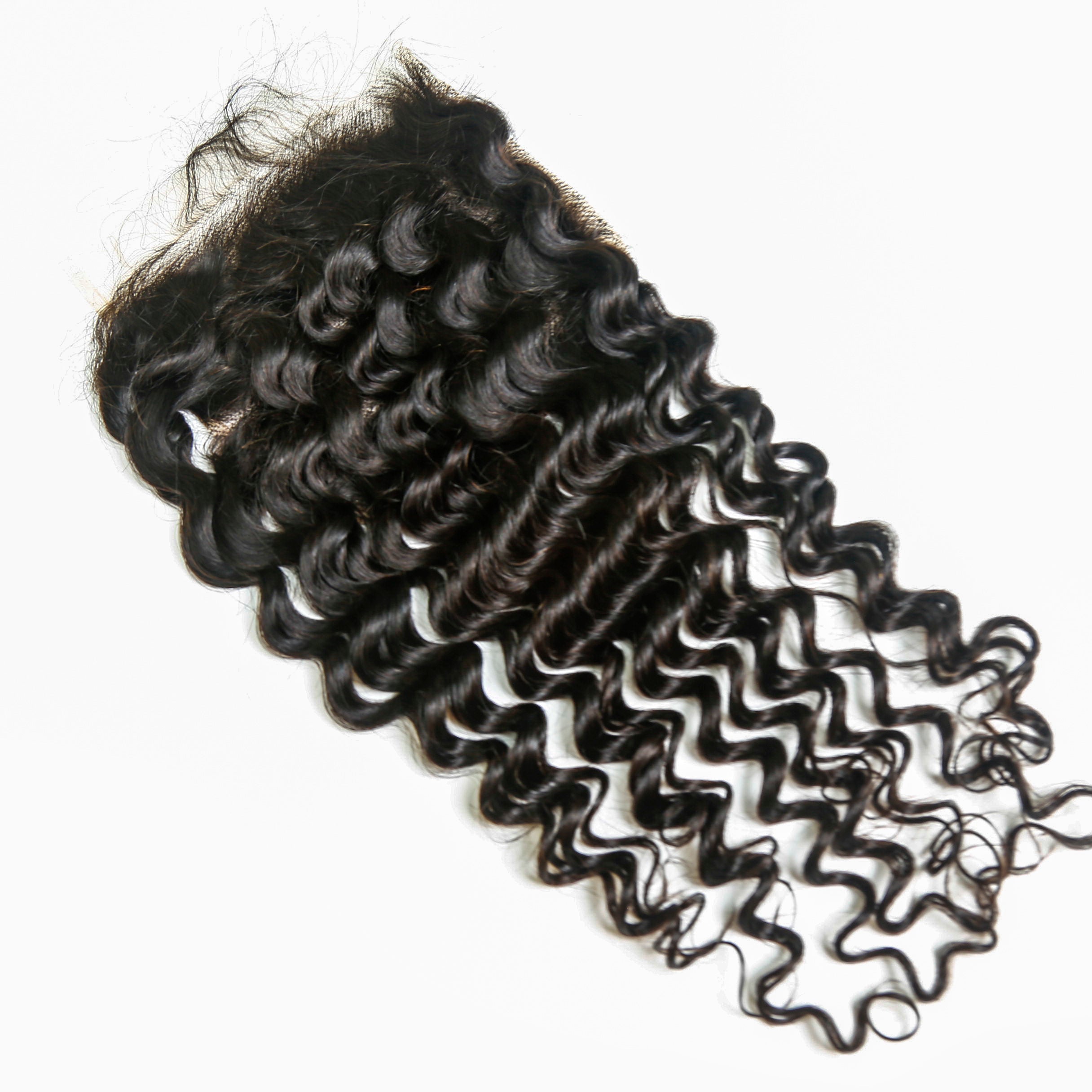 XBL Hair 6x6 HD Lace Closure Deep Wave Small Knots 100% Human Hair