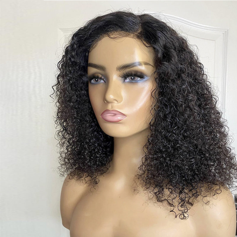XBLhair Curly Wave Glueless Ready to Go Wig 5x5 HD Cloure Wig With Small Knots and Preplucked Hairline