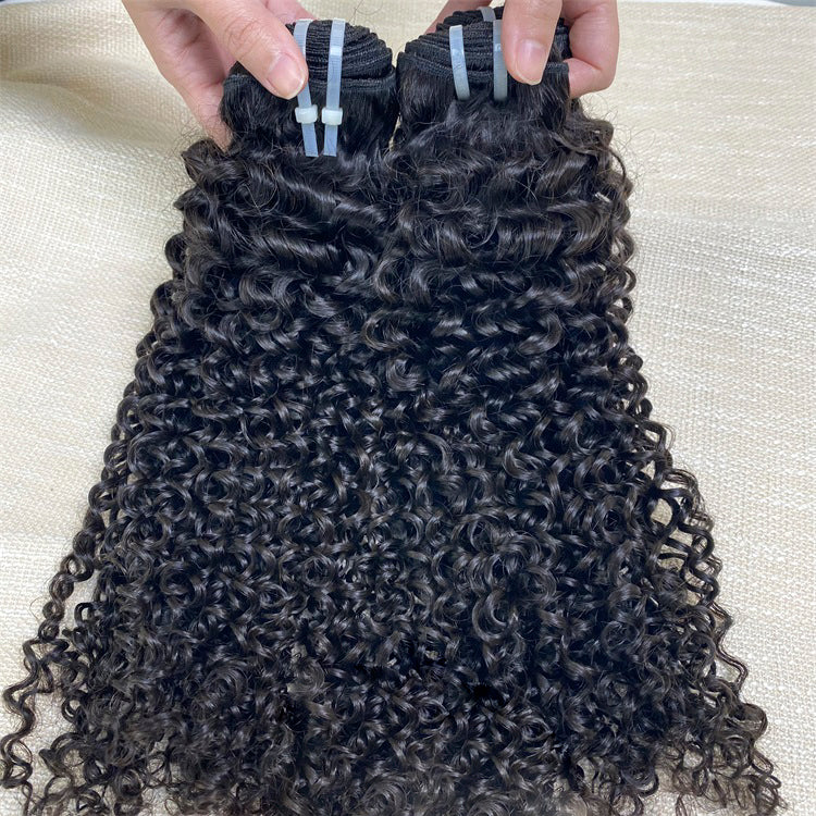 XBLhair Miss Flawless Raw Hair One Donor Hair 3 Bundles/Lot Curly Hair Weaves Hair Bundles