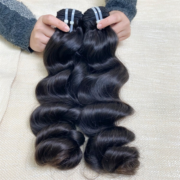 XBLhair Miss Flawless Raw Hair Loose Wave 3 Bundles Vietnam Human Hair Bundles
