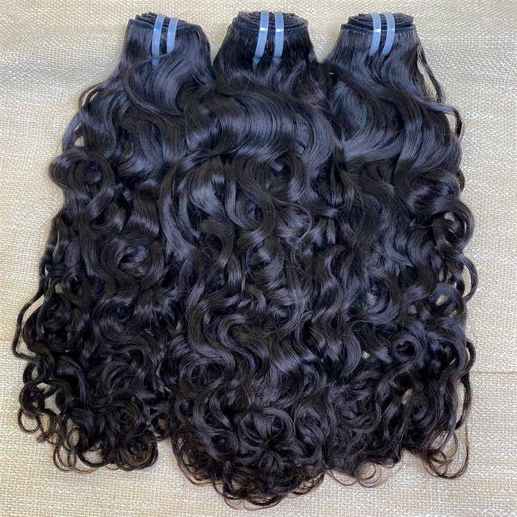 XBLhair Miss Flawless Raw Hair Water Wave  Human Hair Bundles Weft 3 Bundles 300g