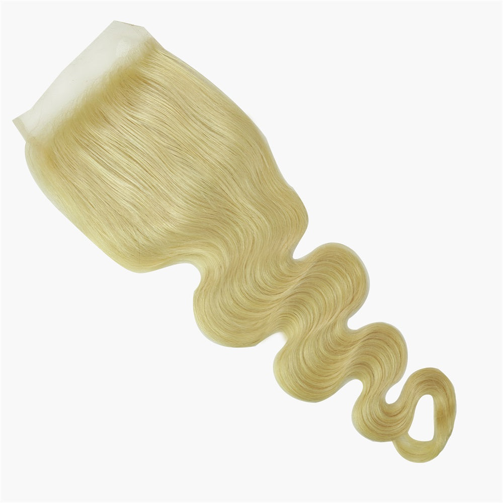 XBL Hair #613 Blonde 5x5 HD Lace Closure Body Wave