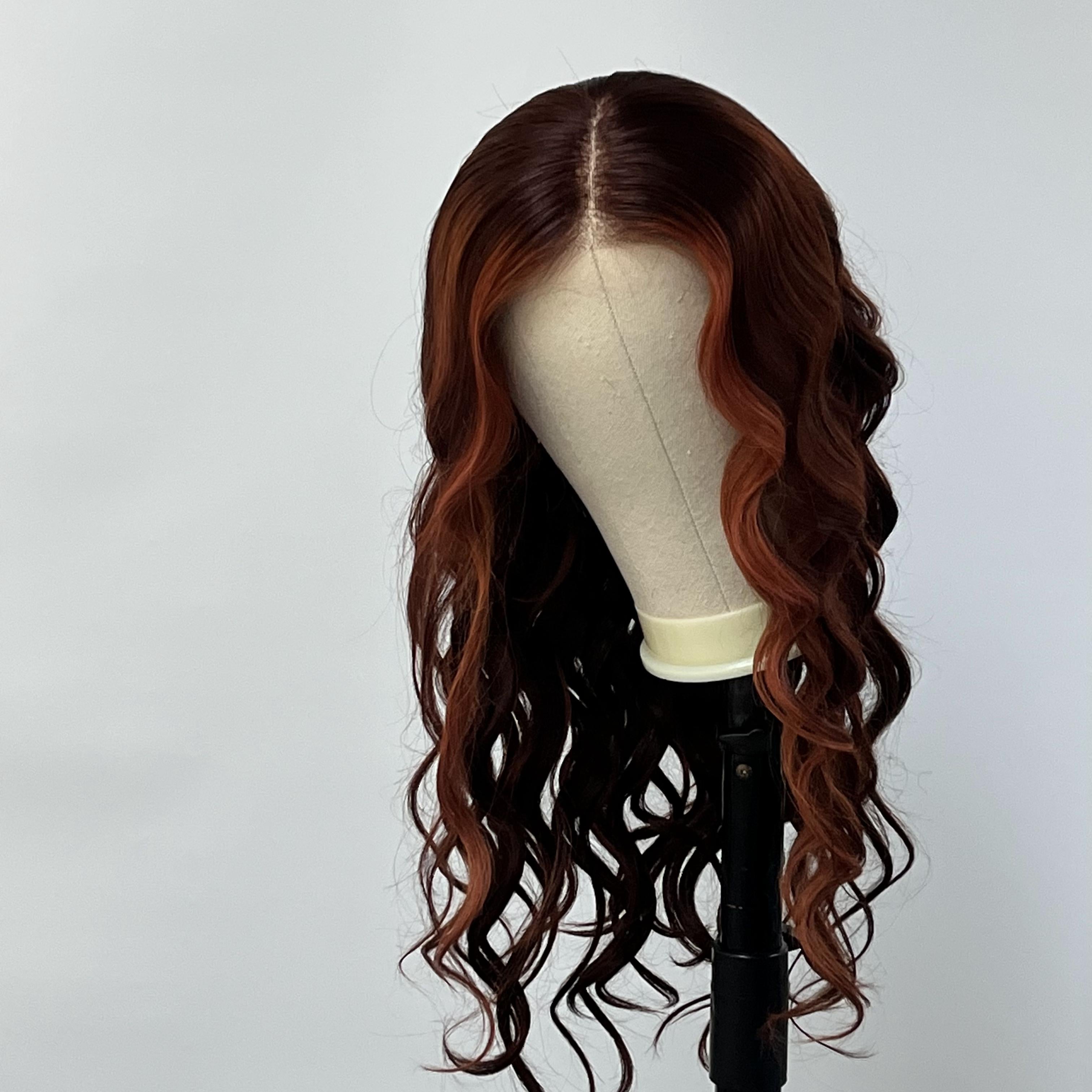 Highlight Colored Wig A11 Colored Glueless Ready to Go Wig 5x5 HD Wig Preplucked Hairline Bleached Small Knots