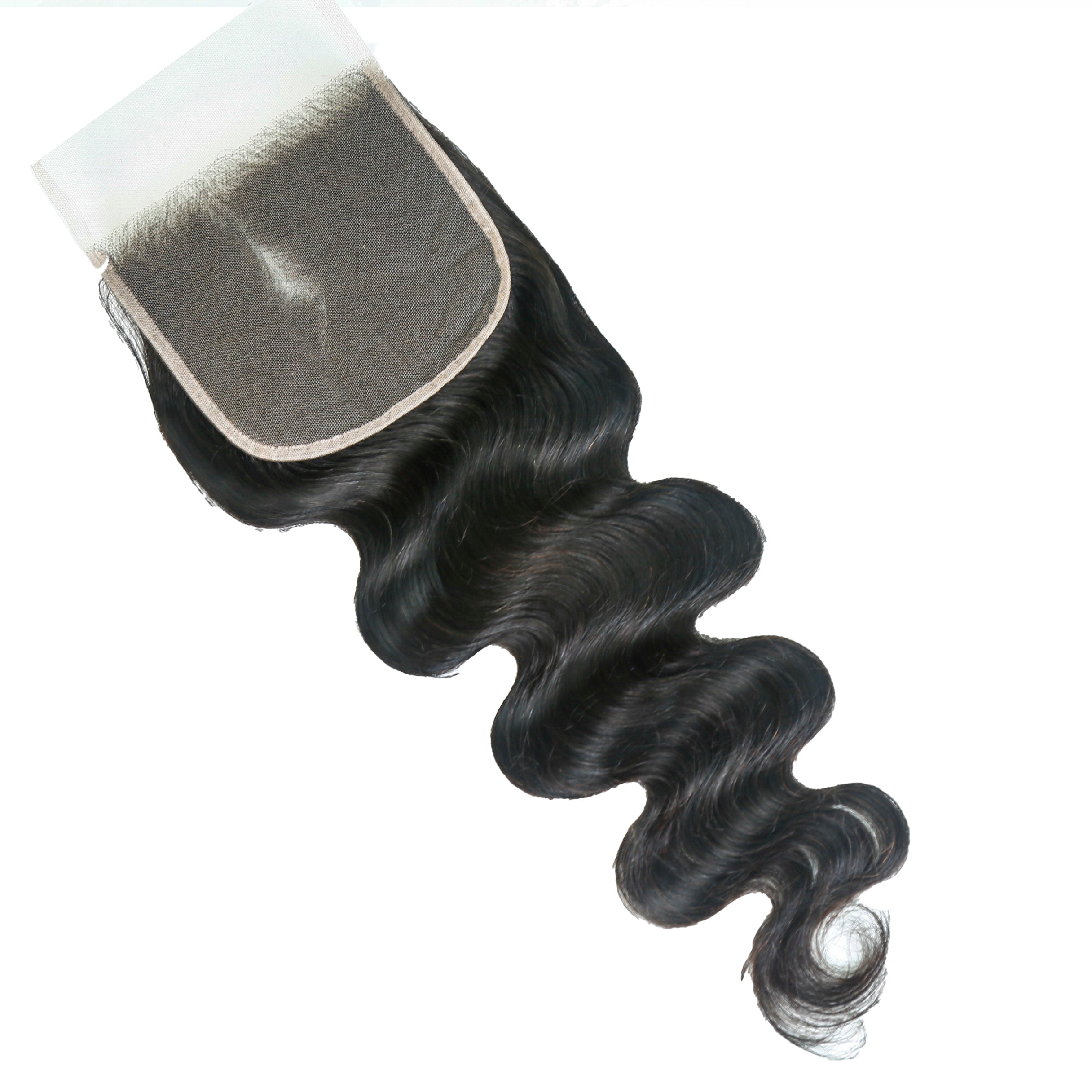 XBL Hair 5x5 Transparent Lace Closure Body Wave Small Knots Free Part