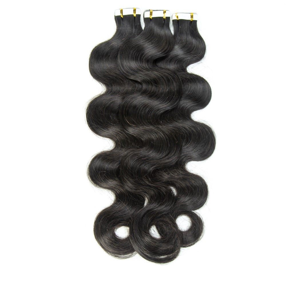 XBL Hair Body Wave Human Hair PU Tape In Virgin Human Hair Extensions