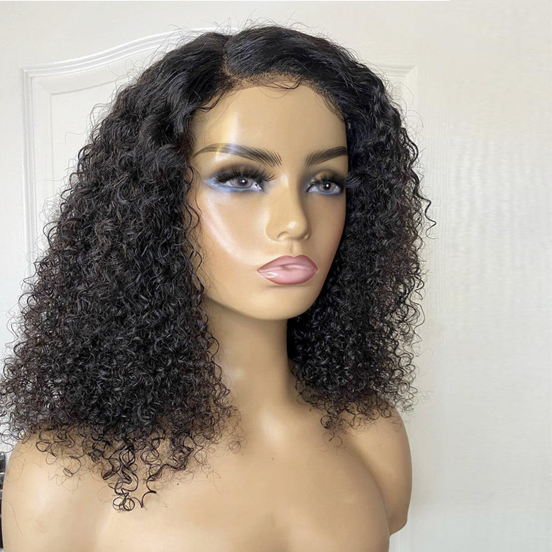 XBLhair Curly Wave Glueless Ready to Go Wig 5x5 HD Cloure Wig With Small Knots and Preplucked Hairline