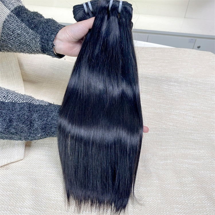 XBLhair Miss Flawless  3 Bundles Raw Hair Natural Straight Single Donor Hair Human Hair Extension
