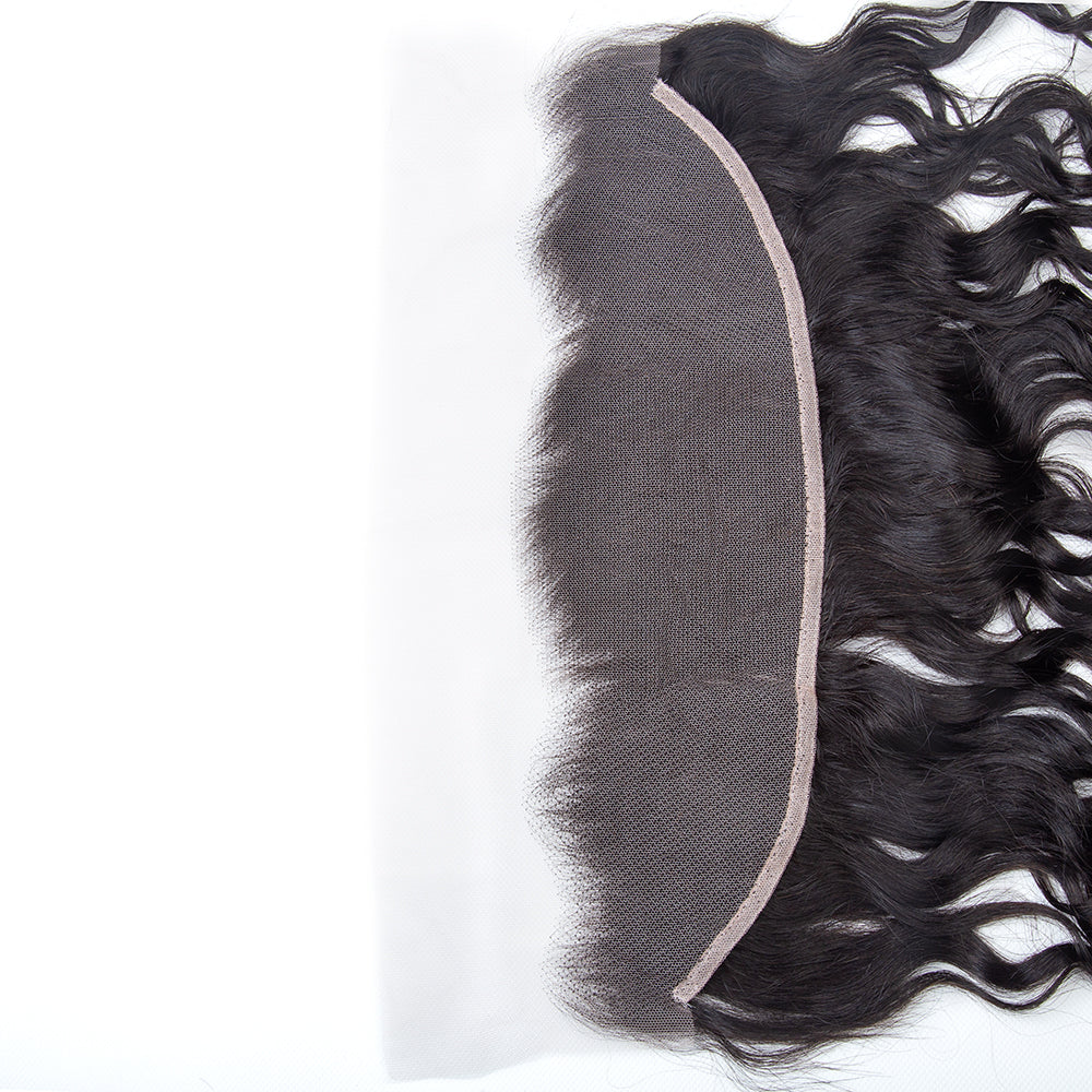 XBL Hair 13x4 Transparent Lace Frontal Water Wave Small Knots Pre-plucked Hairline