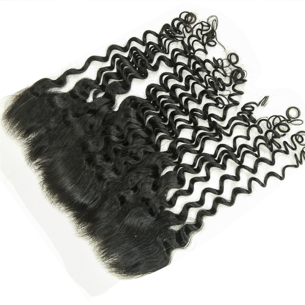 XBL Hair 13x6 HD Lace Frontal Deep Wave Small Knots Pre-plucked Hairline