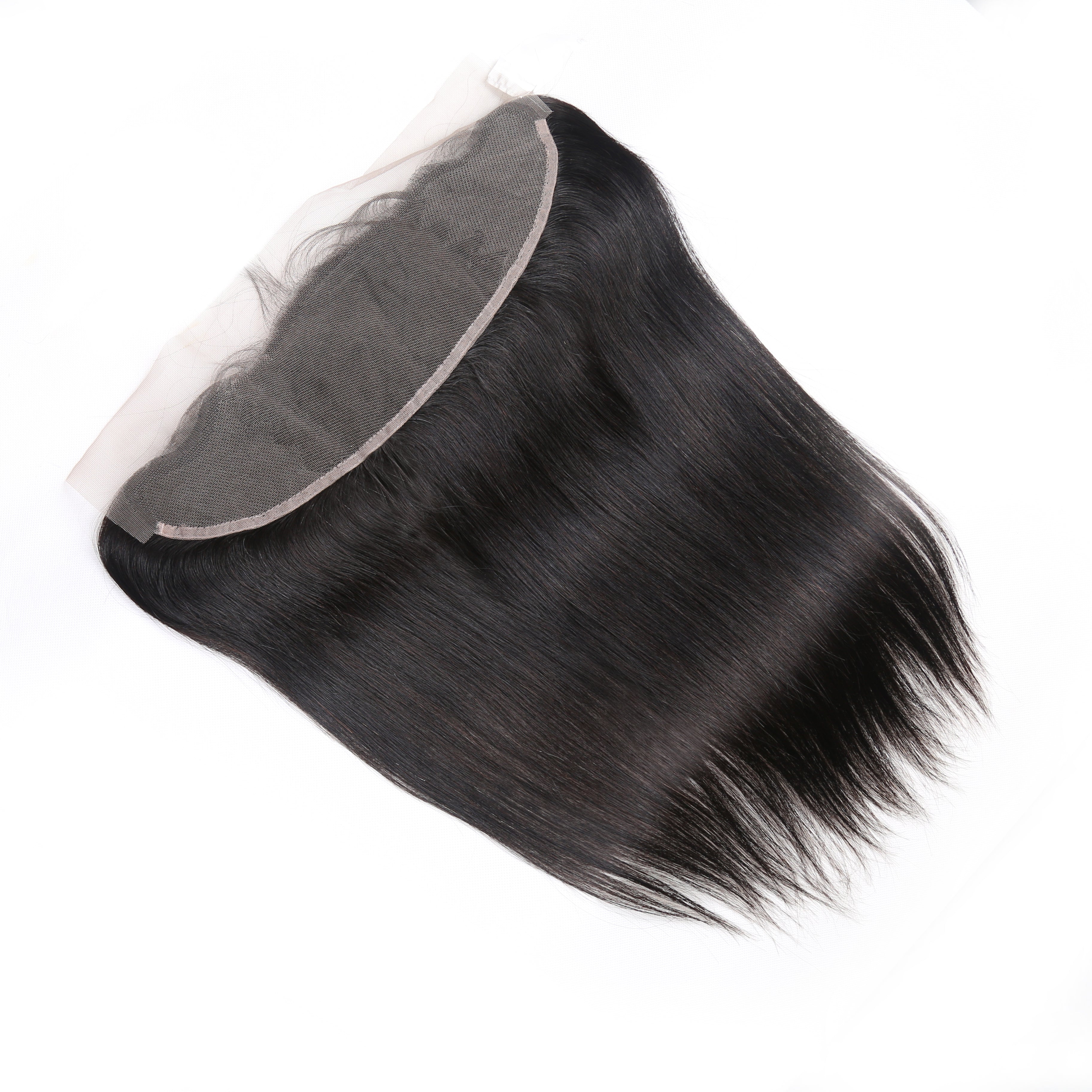 XBL Hair 13x4 Transparent Lace Frontal Straight Small Knots Pre-plucked Hairline