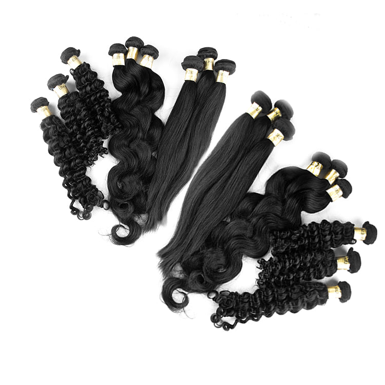 Miss Flawless Raw Hair  Human Hair 18 Bundles Deal Free Shipping