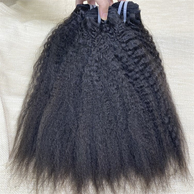 XBLhair Miss Flawless Raw Hair Kinky Straight Vietnam Human Hair Bundles From Single Donor