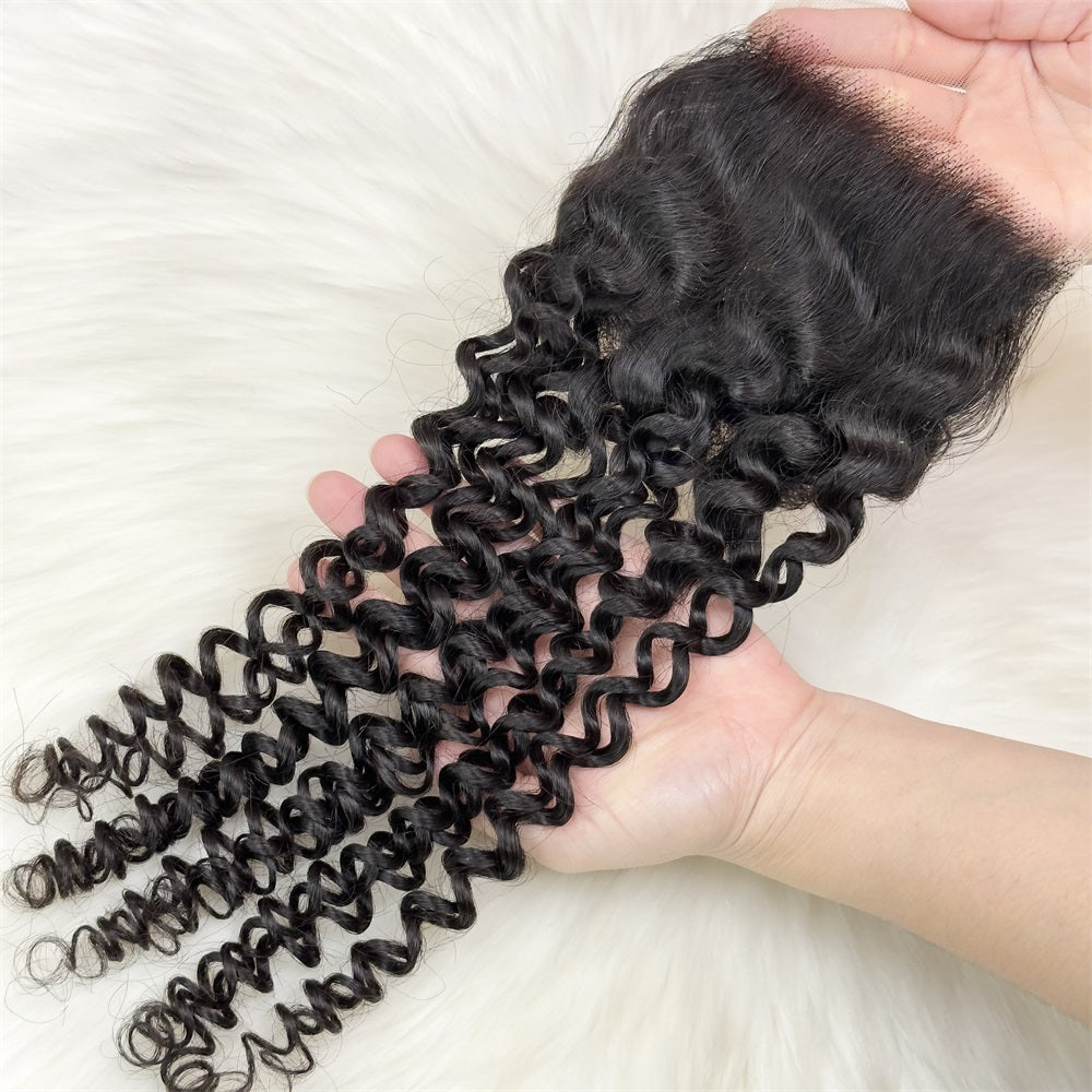 XBL Hair 4x4 HD Lace Closure Curly Deep Curly