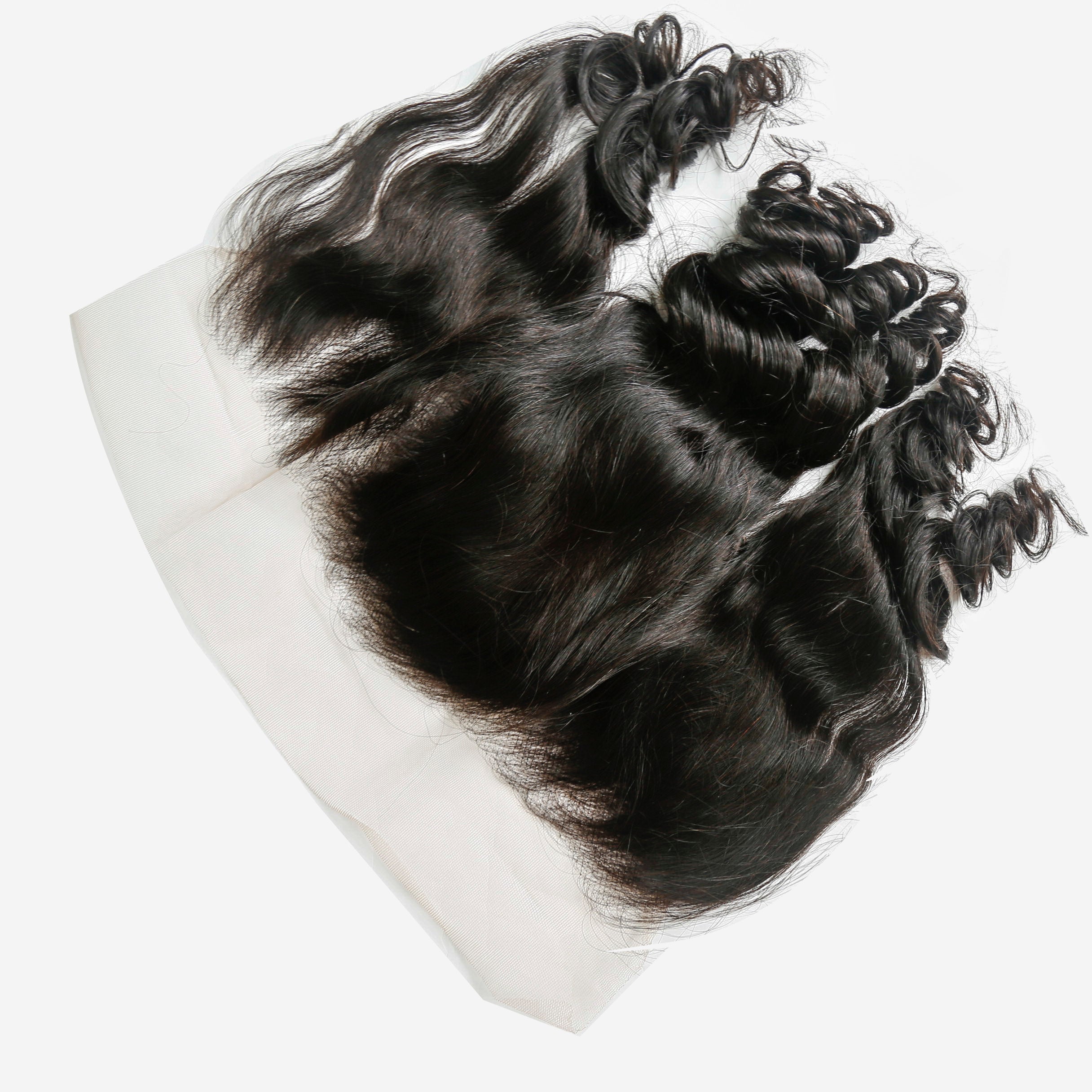 XBL Hair 13x6 Transparent Lace Frontal Loose Wave Small Knots Pre-plucked Hairline