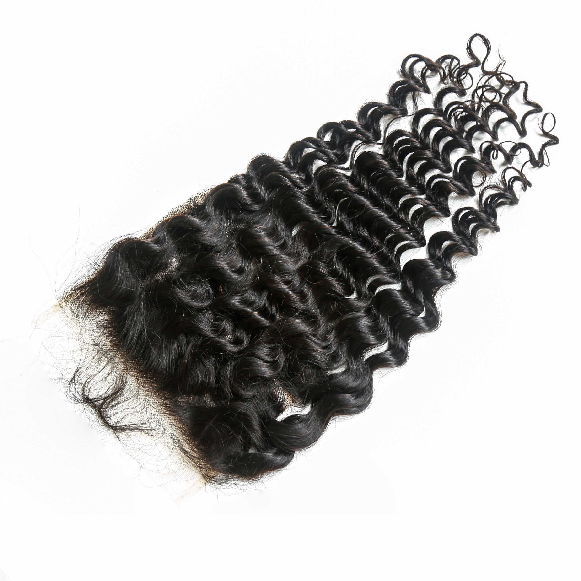 XBL Hair 6x6 HD Lace Closure Deep Wave Small Knots 100% Human Hair