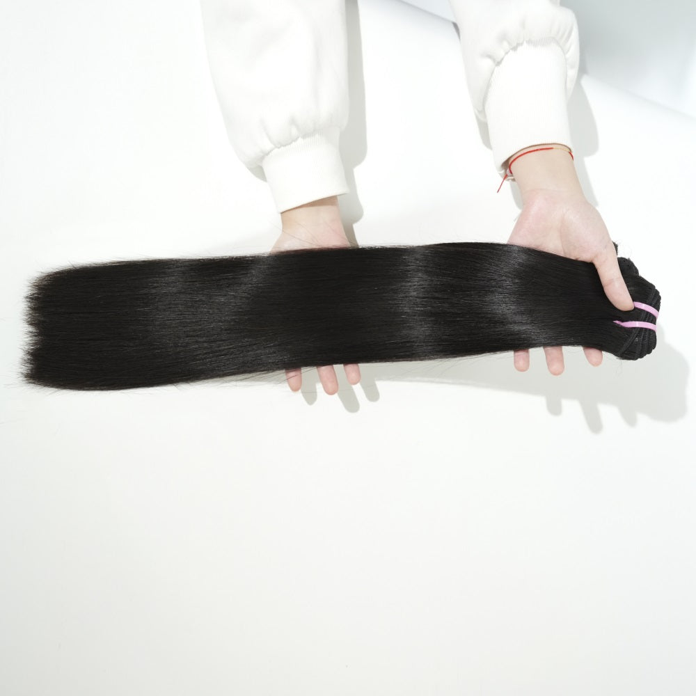 XBLhair Miss Fantastic Younger Raw Hair Bundles Straight Wave 100% One Donor Human Raw Hair