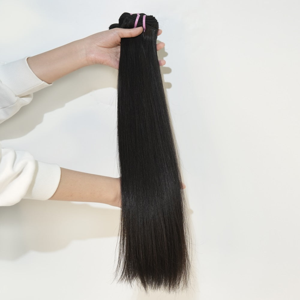 XBLhair Miss Fantastic Younger Raw Hair Bundles Straight Wave 100% One Donor Human Raw Hair