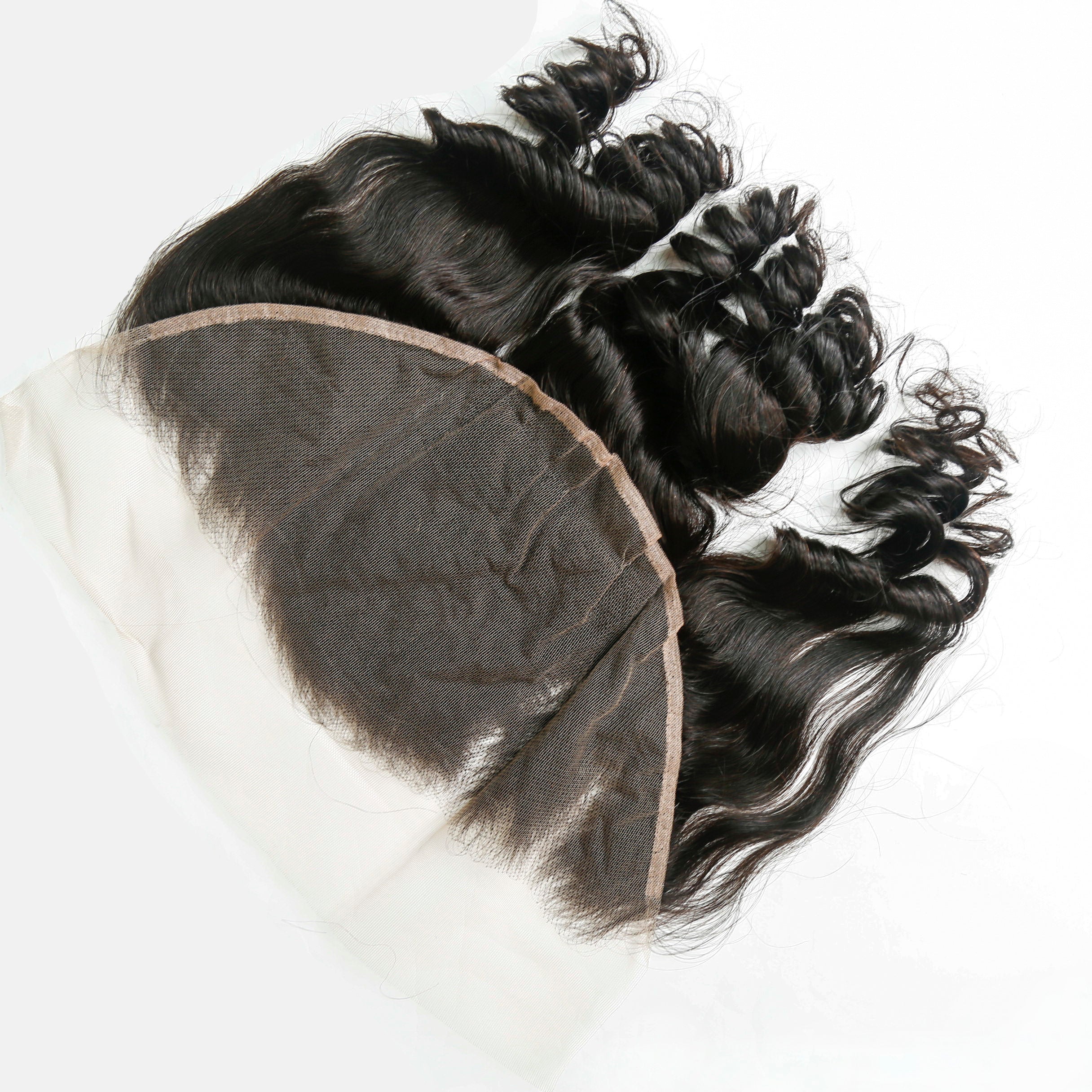 XBL Hair 13x6 Transparent Lace Frontal Loose Wave Small Knots Pre-plucked Hairline