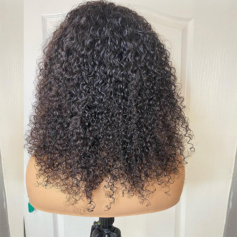 XBLhair Curly Wave Glueless Ready to Go Wig 5x5 HD Cloure Wig With Small Knots and Preplucked Hairline