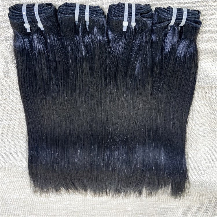 XBLhair Miss Flawless  3 Bundles Raw Hair Natural Straight Single Donor Hair Human Hair Extension