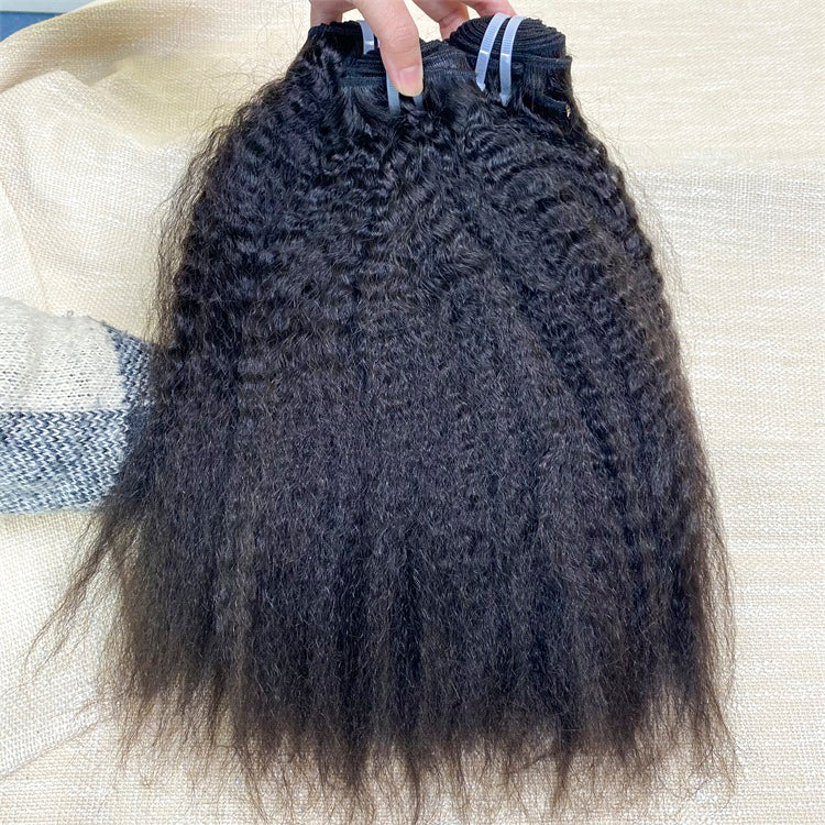XBLhair Miss Flawless Raw Hair Kinky Straight Vietnam Human Hair Bundles From Single Donor