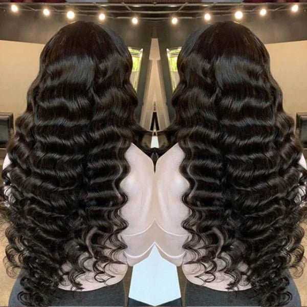 XBL Hair HD Lace Closure Wig 4x4/5x5/6x6 Loose Deep Human Hair Pre-plucked Bleached Small Knots Wig