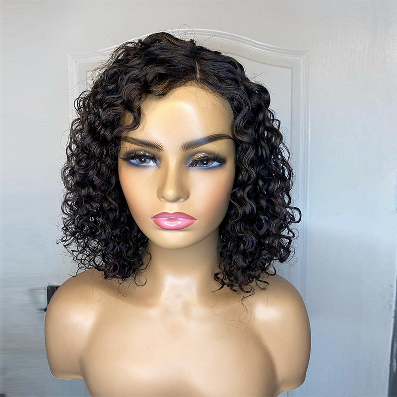 XBLhair Deep Wave Glueless Ready to Go Wig 5x5 HD Closure Wig With Small Knots and Pre-plucked Hairline