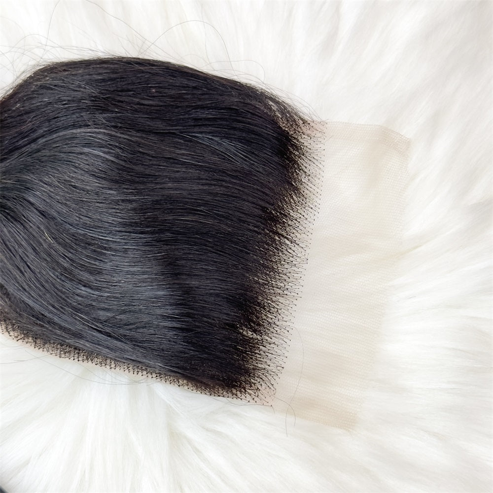 XBL Hair 4x4 HD Lace Closure Loose Wave Wave 100% Human Hair Free Part