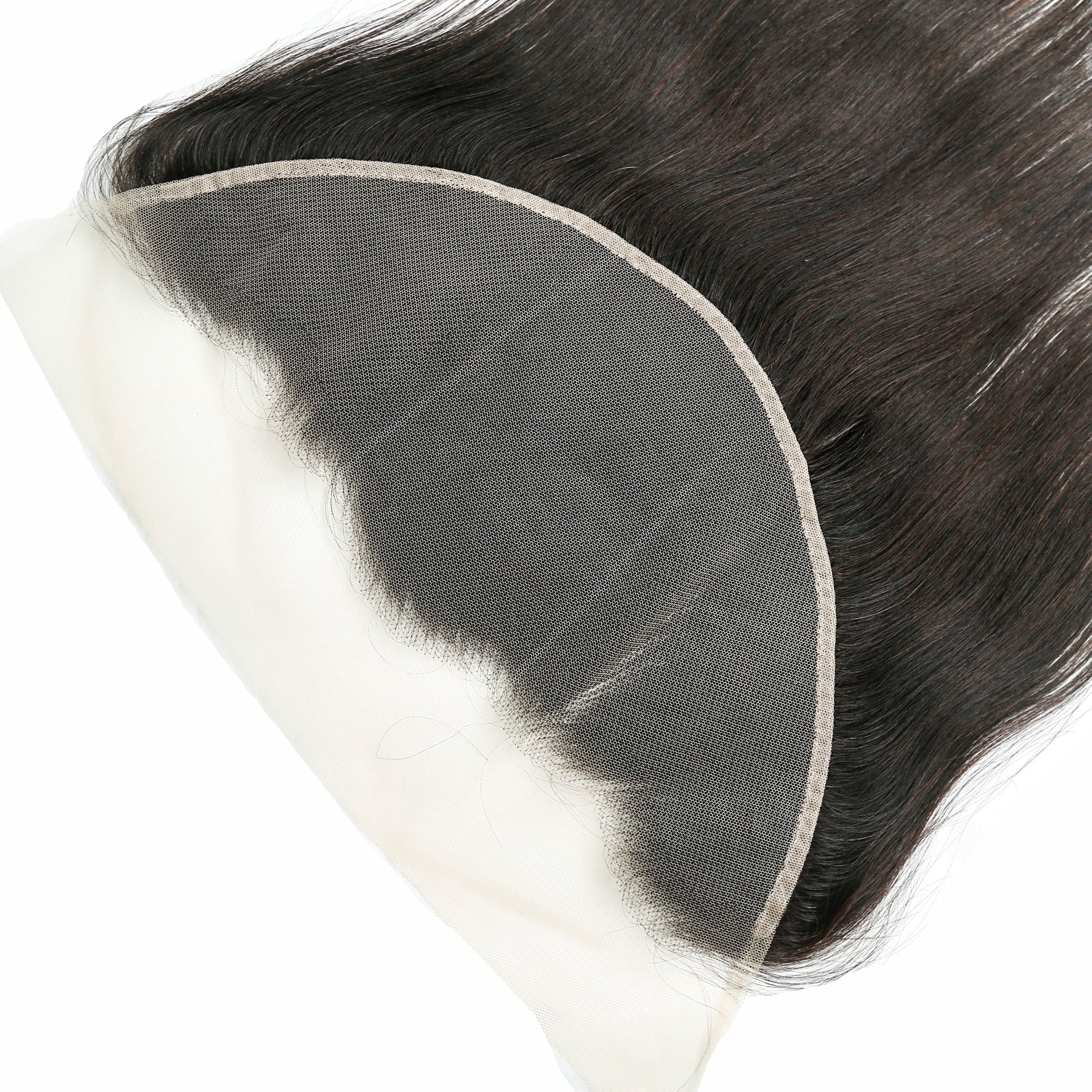 XBL Hair 13x6 Transparent Lace Frontal Straight Small Knots Pre-plucked Hairline