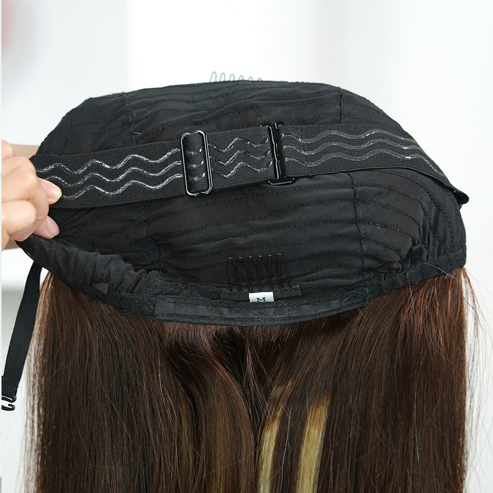 XBL Hair Miss Fantastic #4/27 Colorful Bob Wig 5x5 HD Lace Straight Bleached Knots Raw Human Hair With C-part