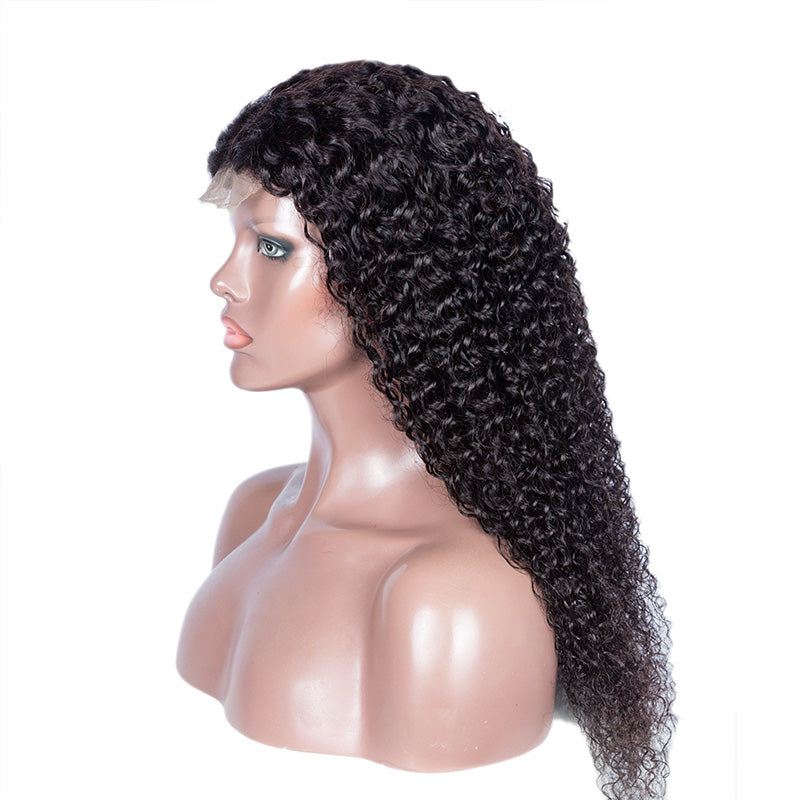 XBL Hair Curly Wig 4x4/5x5/6x6 HD Lace Closure Wig Deep Curly Lace Closure Bleached Small Knots Wig
