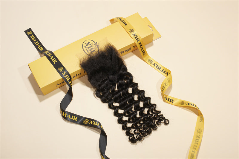 4×4 HD Lace Closure Curly Hair