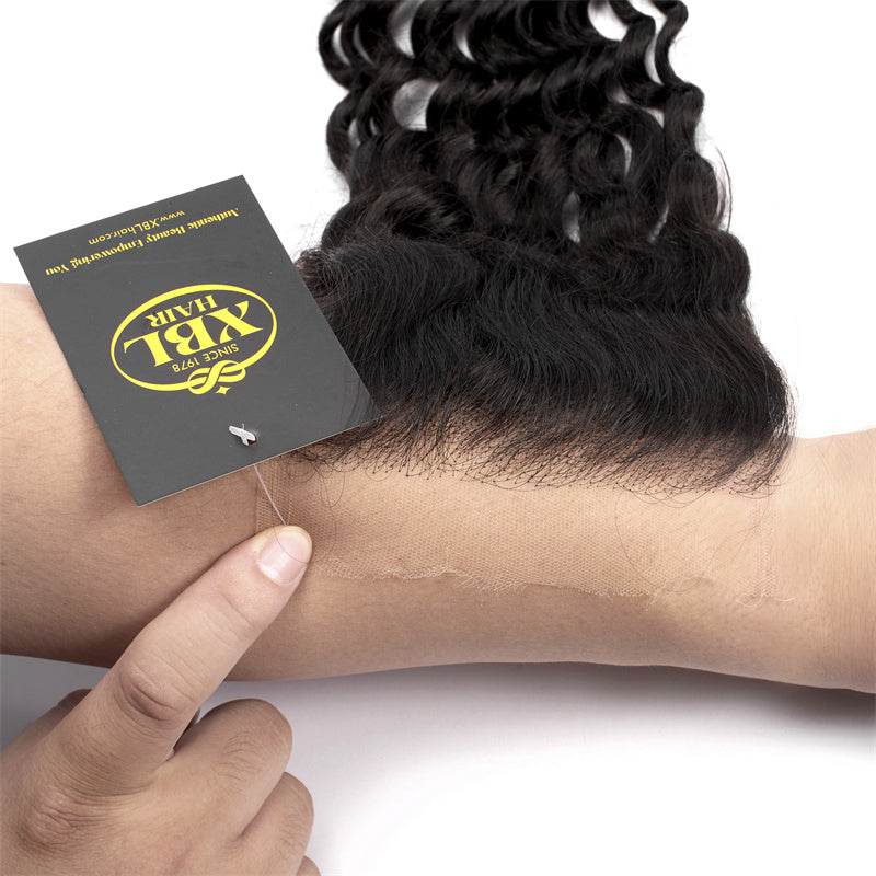 4×4 HD Lace Closure Deep Wave Hair