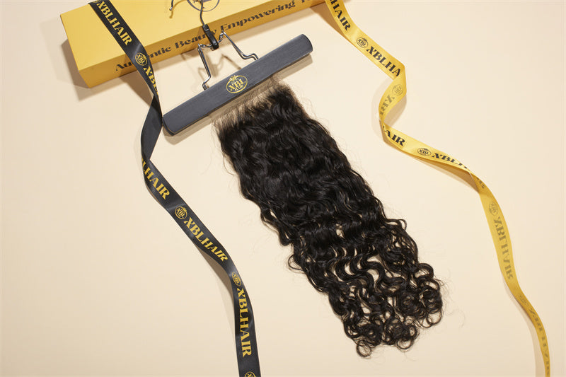 4×4 HD Lace Closure Water Wave Hair