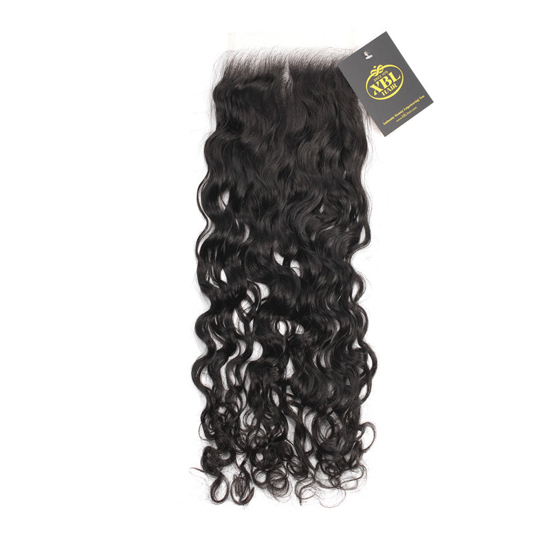 4×4 HD Lace Closure Water Wave Hair