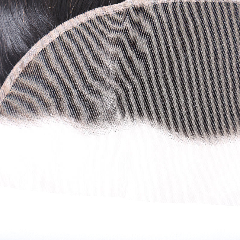 XBL Hair 13x4 Transparent Lace Frontal Straight Small Knots Pre-plucked Hairline