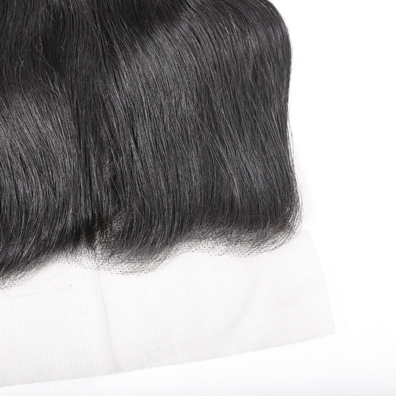XBL Hair 13x4 Transparent Lace Frontal Body Wave Small Knots Pre-plucked Hairline
