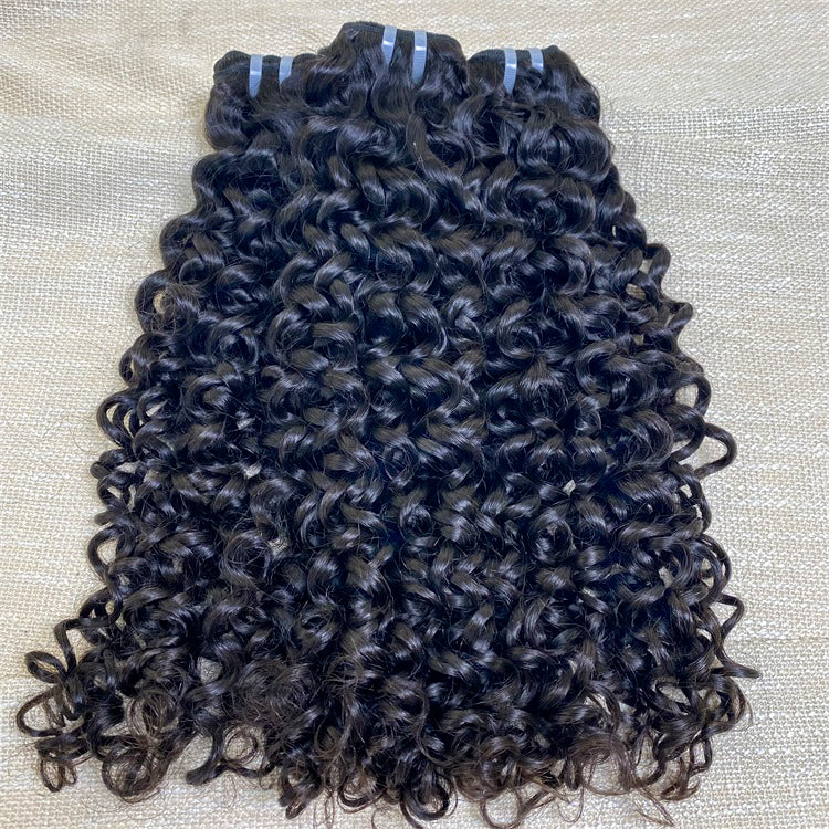 XBLhair Miss Flawless Raw Hair Jerry Curl 3Pcs Human Hair Extensions Raw Human Hair Weave From Single Donor