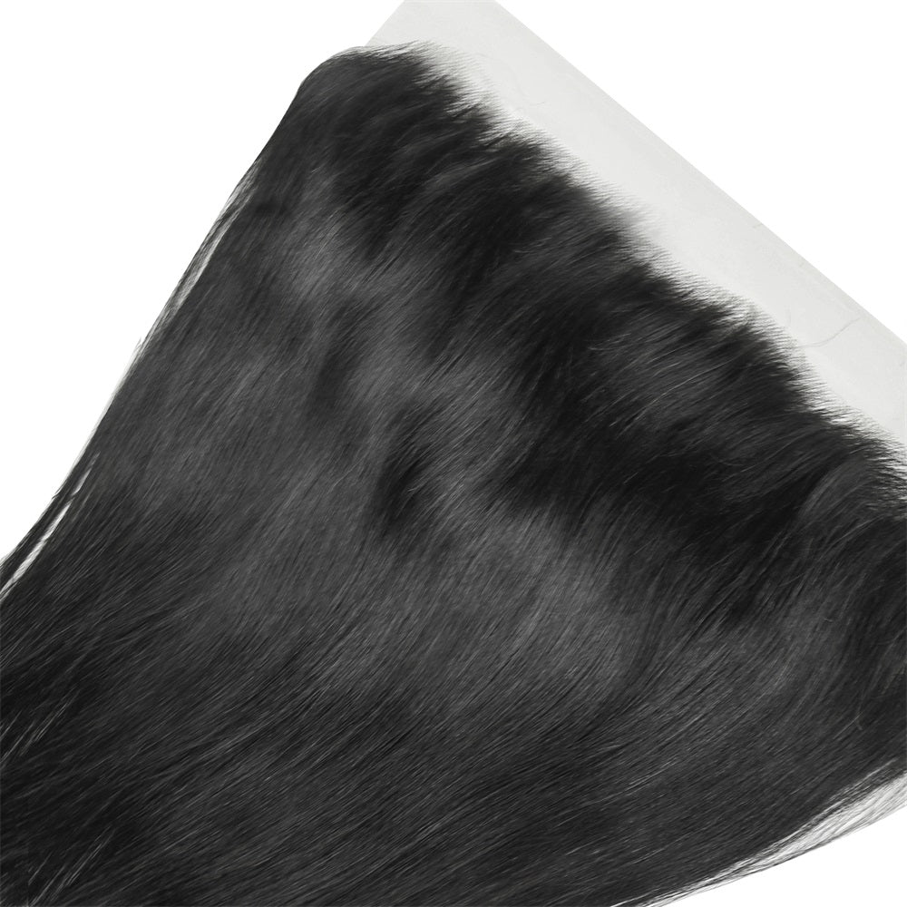 XBL Hair 13x4 HD Lace Frontal Straight Small Knots Pre-plucked Hairline