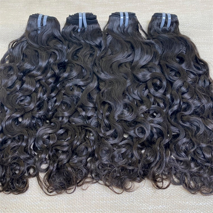 XBLhair Miss Flawless Raw Hair Water Wave  Human Hair Bundles Weft 3 Bundles 300g