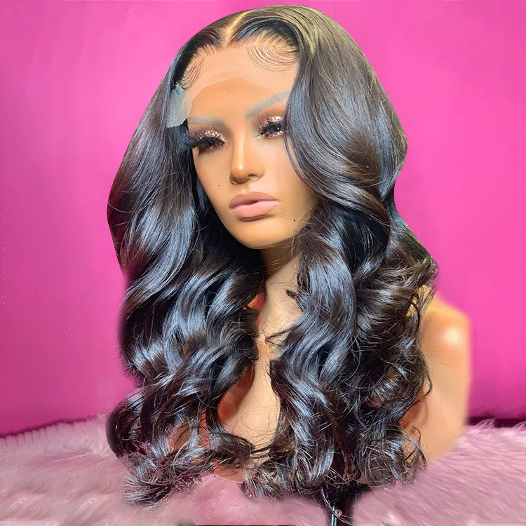 180% Density 4×4 HD Lace Closure Wig Loose Wave
