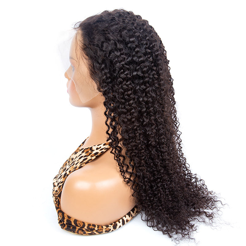 XBL Hair 13x4/13x6 Lace Front Curly Wig High Density HD Human Hair Frontal Wig Bleached Small Knots