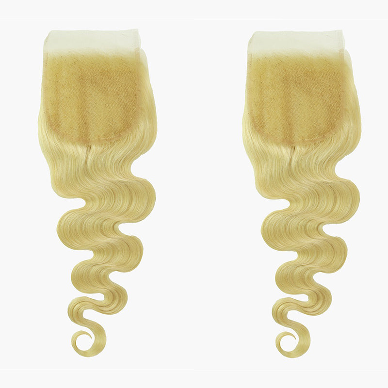 XBL Hair #613 Blonde 5x5 HD Lace Closure Body Wave