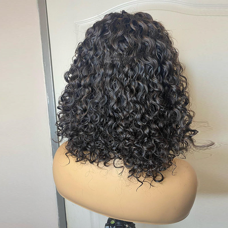 XBLhair Deep Wave Glueless Ready to Go Wig 5x5 HD Closure Wig With Small Knots and Pre-plucked Hairline
